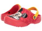 Crocs Kids Fun Lab Mickey Ol Clog (toddler/little Kid) (flame) Kids Shoes