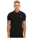 Mcq Mcq Logo Polo (darkest Black 1) Men's Short Sleeve Pullover