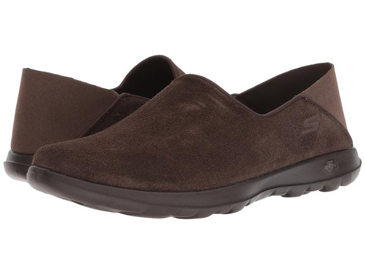 Skechers Performance Go Walk Lite Cozy (chocolate) Women's Shoes