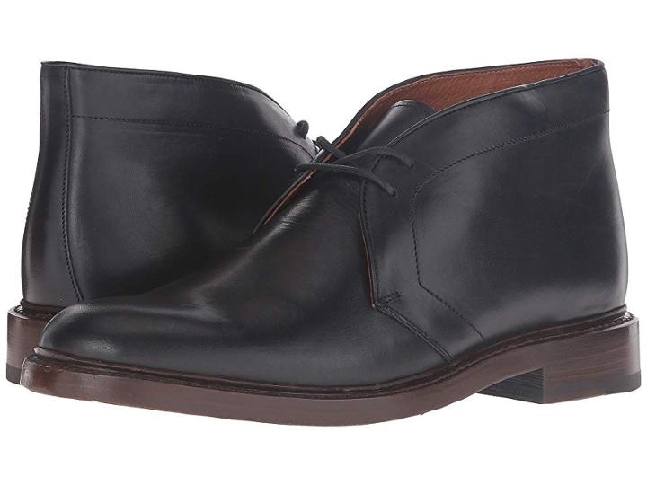 Frye Jones Chukka (black Vintage Veg Tan) Men's Boots