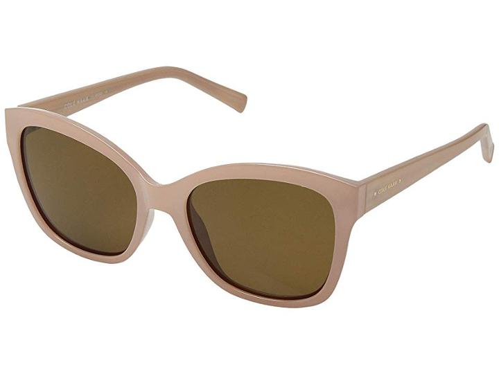 Cole Haan Ch7073 (milky Blush/brown) Fashion Sunglasses