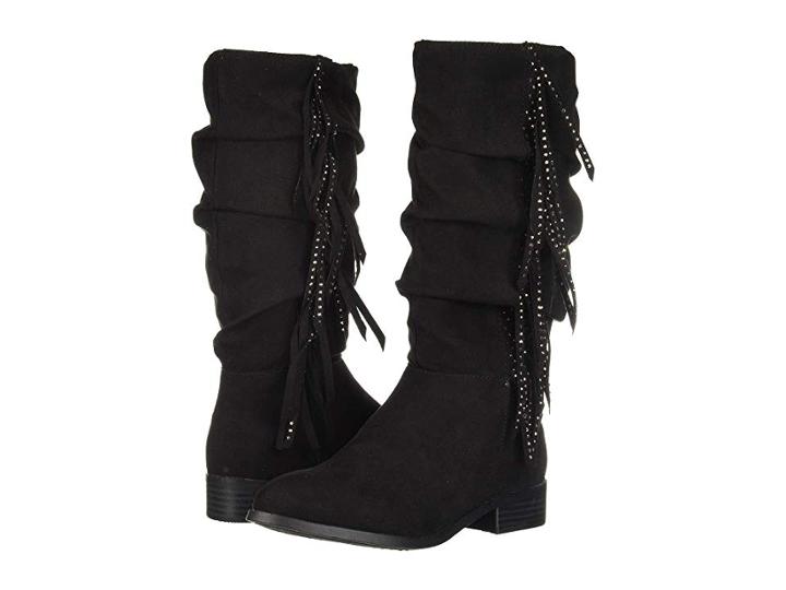 Steve Madden Kids Jfringly (little Kid/big Kid) (black) Girls Shoes