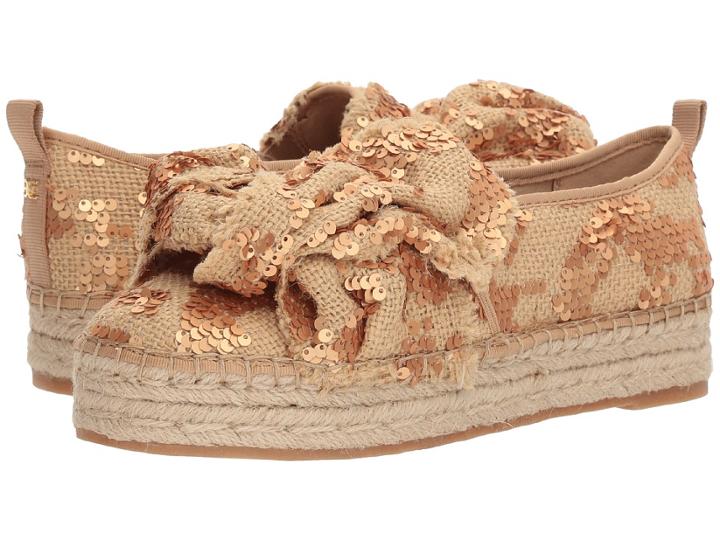 Sam Edelman Cabrera (molten Gold Sequin Burlap) Women's Shoes