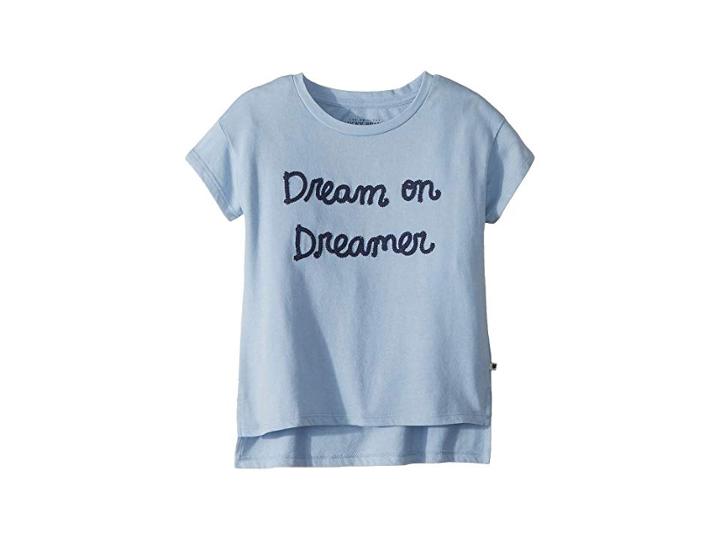 Lucky Brand Kids Taja Tee (little Kids) (pearl Blue) Girl's T Shirt