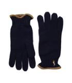 Polo Ralph Lauren Classic Lux Merino Gloves (hunter Navy) Wool Gloves