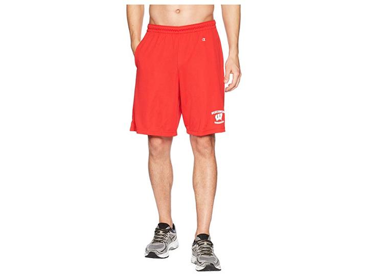 Champion College Wisconsin Badgers Mesh Shorts (scarlet) Men's Shorts