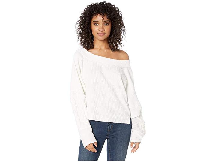 Free People Josie Solid Swit (ivory) Women's Clothing