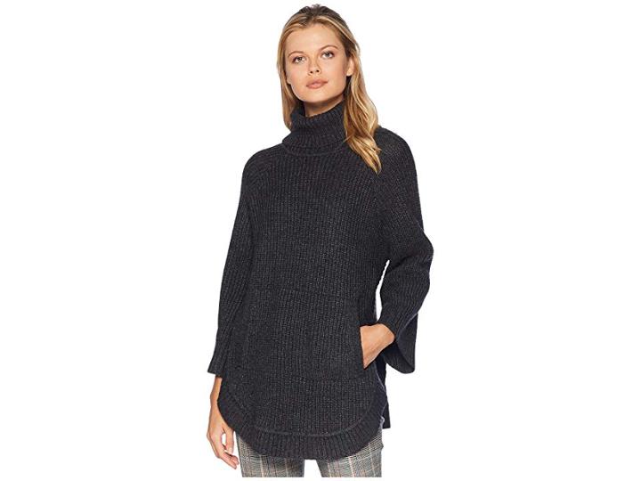 Ugg Raelynn Sweater Knit (black Bear Heather) Women's Sweater