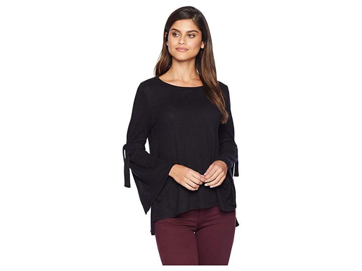 Jack By Bb Dakota Hustle Flow Brushed Knit Top (black) Women's Clothing