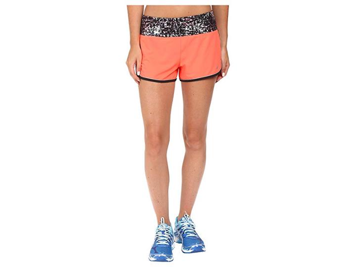 Asics Lite-show Shorts (fiery Flame) Women's Shorts