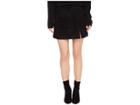 Blank Nyc Suede Mini Skirt In Black/seal The Deal (black/seal The Deal) Women's Skirt