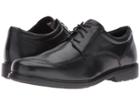 Rockport Charles Road Apron Toe Oxford (black Leather) Men's Lace Up Casual Shoes