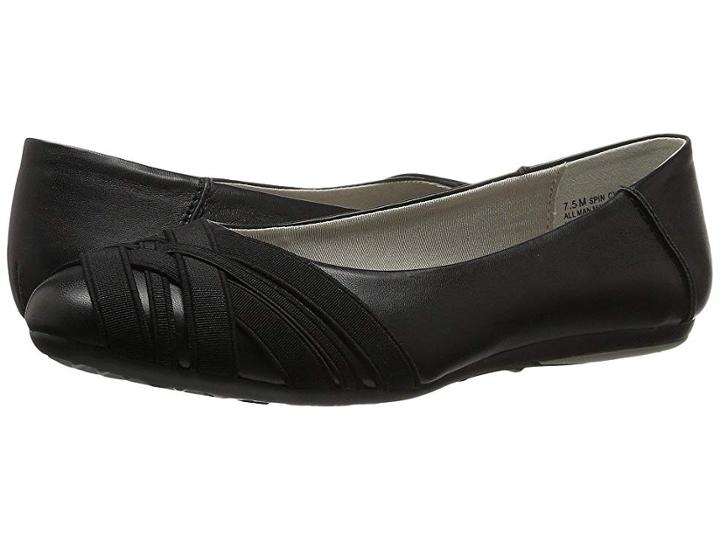 Aerosoles Spin Cycle (black) Women's Flat Shoes