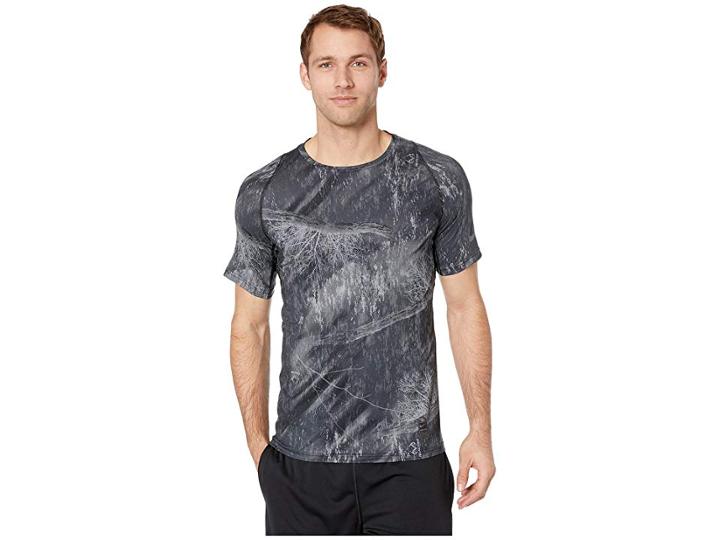 Nike Top Short Sleeve Fitted Special Forces Realtree (black/dark Grey) Men's Workout