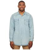 Polo Ralph Lauren Big Tall Oxford Denim Western Sport Shirt (bailey) Men's Clothing