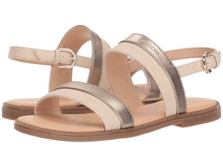 Geox Kids Karly 19 (big Kid) (light Beige) Girl's Shoes