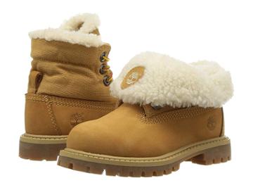 Timberland Kids Timberland(r) Icon Collection Roll-top (toddler/little Kid) (wheat Nubuck) Kids Shoes