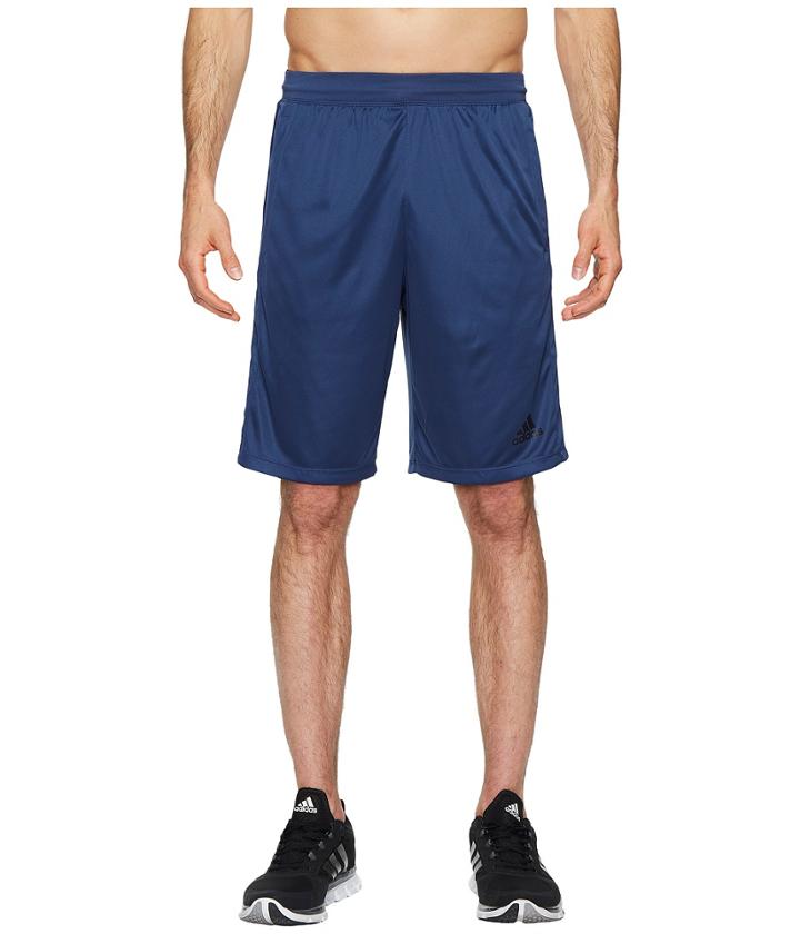 Adidas Designed-2-move 3-stripes Shorts (noble Indigo/noble Indigo) Men's Shorts