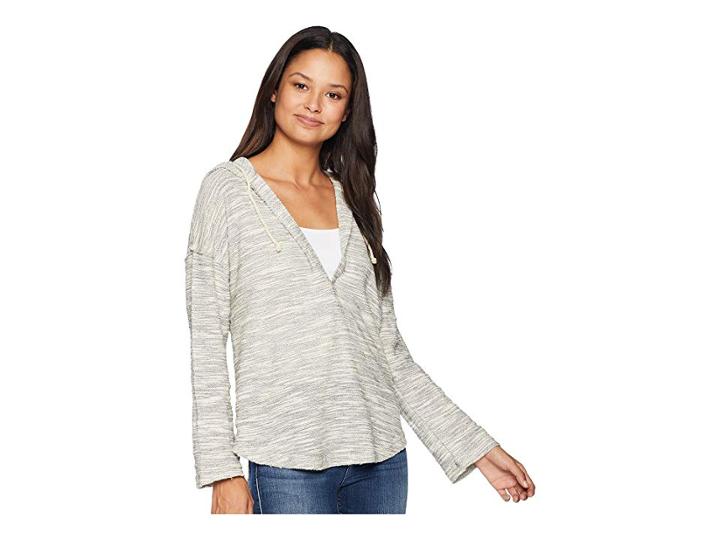 Rip Curl Drift Pullover Hoodie (black/white) Women's Sweatshirt