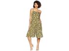 Unique Vintage Wide Leg Nancy Romper (olive/white Floral) Women's Jumpsuit & Rompers One Piece