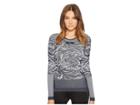 Adidas By Stella Mccartney Yoga Seamless Long Sleeve Cf4133 (navy/white) Women's Clothing