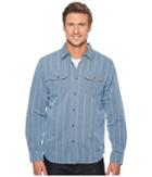 Prana Rennin Long Sleeve Shirt (aspen Blue) Men's Long Sleeve Button Up