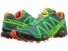 Salomon Speedcross 3 (bottle Green/sinople Green/george Orange) Men's Running Shoes