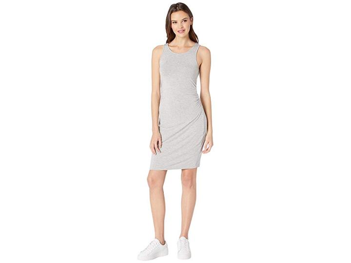 Bebe Sleeveless Logo Dress (grey) Women's Dress
