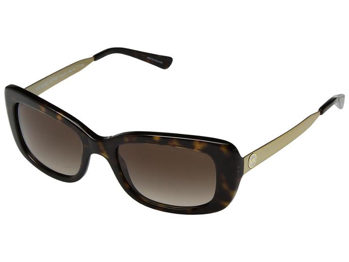 Michael Kors Seville 0mk2061 51mm (dark Tortoise/smoke Gradient) Fashion Sunglasses