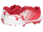 Under Armour Ua Yard Low Dt (red/white) Men's Cleated Shoes