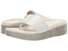 Donald J Pliner Fifi (silver Foliage Metallic Leather) Women's Wedge Shoes