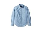 Polo Ralph Lauren Kids Indigo Cotton Chambray Shirt (big Kids) (light Blue) Boy's Clothing