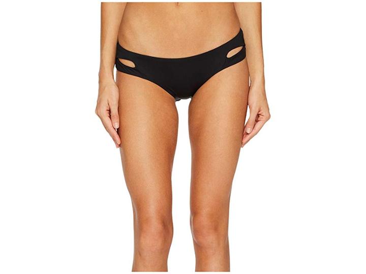 Becca By Rebecca Virtue Color Code Hipster Pant Bottoms (black) Women's Swimwear