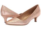 Naturalizer Pippa (rose Gold Sparkle Metallic Leather) Women's 1-2 Inch Heel Shoes