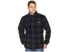 Columbia Mountain Sidetm Heavyweight Fleece Full Zip (black Plaid) Men's Sweatshirt
