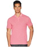 Original Penguin Short Sleeve Linen Daddy-o Po (azalea) Men's Short Sleeve Button Up