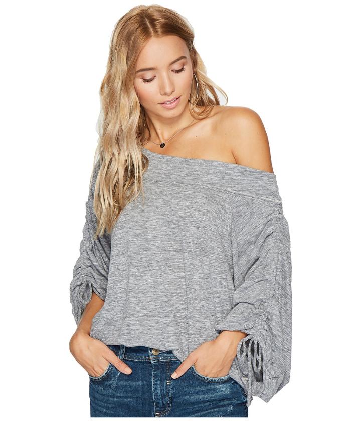 Free People Bohema Tee (grey) Women's T Shirt