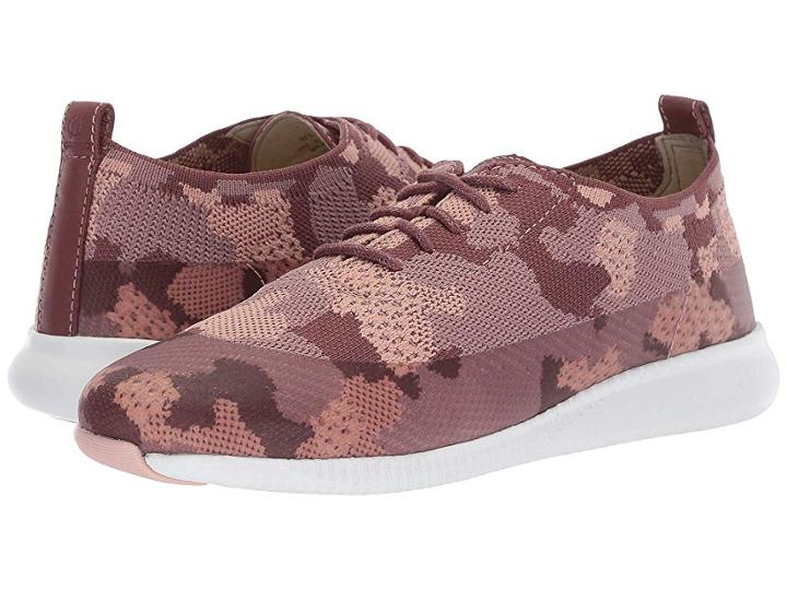 Cole Haan 2.zerogrand Stitchlite Oxford (marine Blue/camo Knit) Women's Shoes