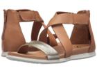 Sofft Fiora (light Sand/satin Gold Cow Oily Vege/grid Metallic) Women's Sandals