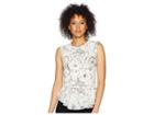 Lucky Brand Floral Printed Top (natural Multi) Women's Clothing