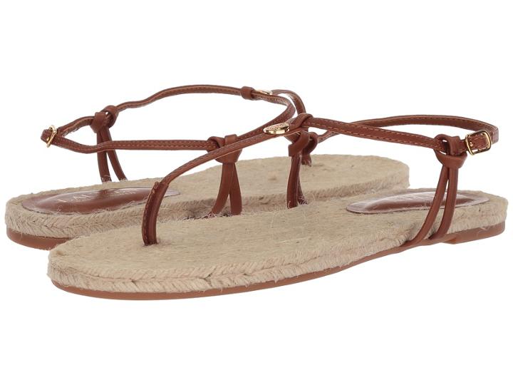Lauren Ralph Lauren Makayla (deep Saddle Tan Super Soft Leather) Women's Shoes
