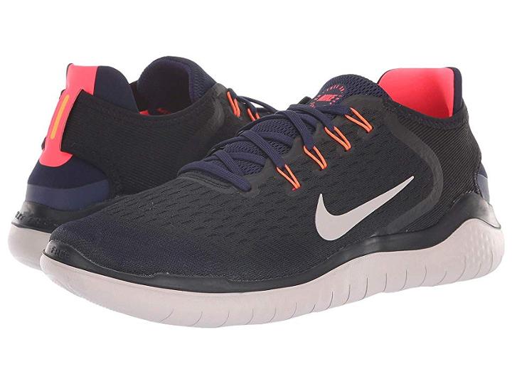 Nike Free Rn 2018 (black/moon Particle/blackened Blue) Men's Running Shoes