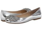 Betsey Johnson Ever (silver Metallic) Women's Dress Flat Shoes