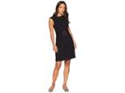 Ivanka Trump Cap Sleeve Dress (black) Women's Dress