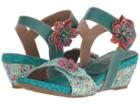 L'artiste By Spring Step Laisis (turquoise) Women's Shoes