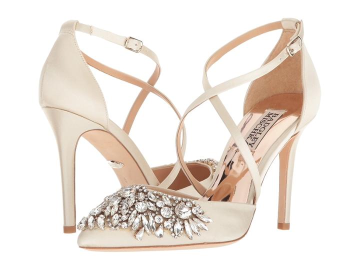 Badgley Mischka Harlene (ivory Satin) High Heels