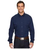 Roper 1272 Black Fill Long Sleeve Top (blue) Men's Long Sleeve Pullover