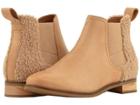 Toms Ella (honey Leather/faux Shearling) Women's Pull-on Boots