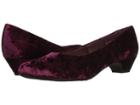 Soft Style Angel Ii (bordeaux Velvet) Women's 1-2 Inch Heel Shoes