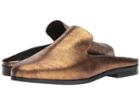 Donna Karan Mott Mule (bronze Crinkled Metallic) Women's Clog/mule Shoes